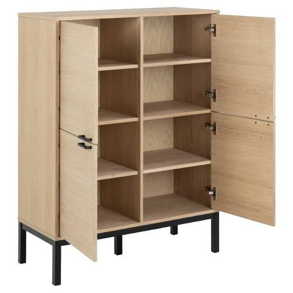 Komoda wysoka Kensington dąb bielony - ACTONA